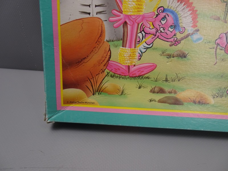 Vintage complete puzzel "Pink Panther en indianen" 1986