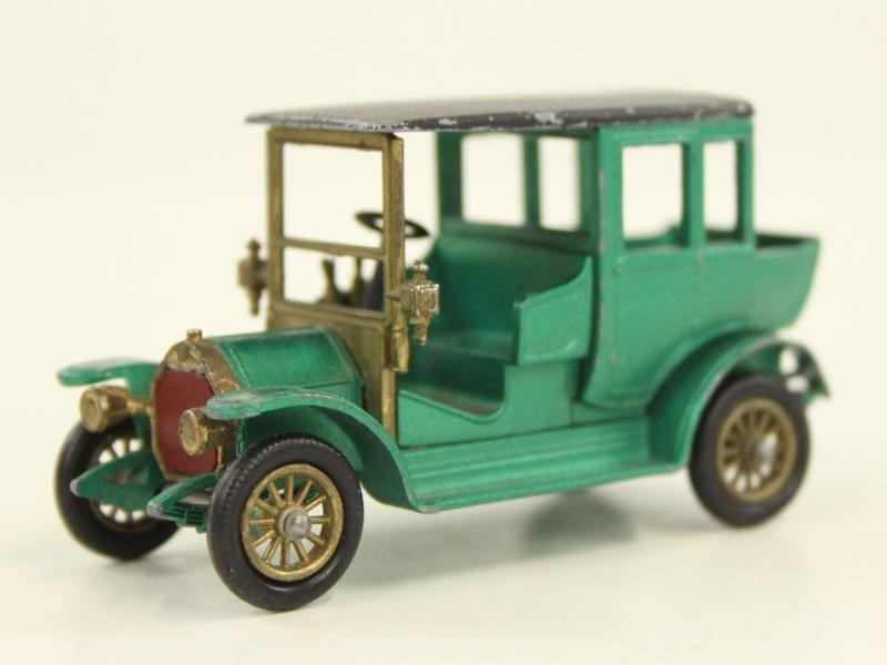 Reeks van 11 miniatuur old timer auto's - Matchbox/Lesney