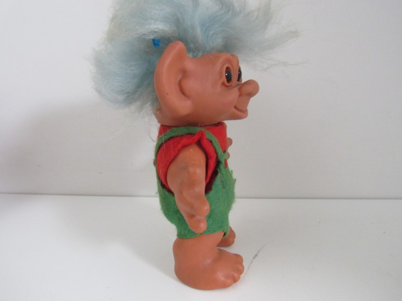 Vintage Thomas Dam troll ( blauwe haren )