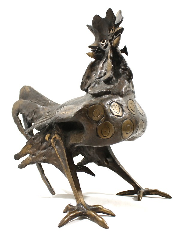 Imposante sculptuur "Gallo" by Luciano Minguzzi