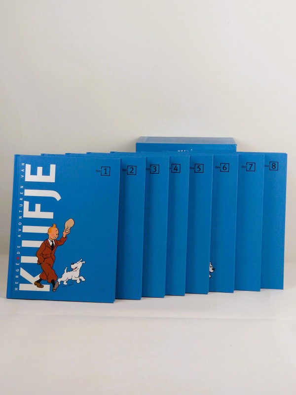 Kuifje: complete box met 8 albums 2008