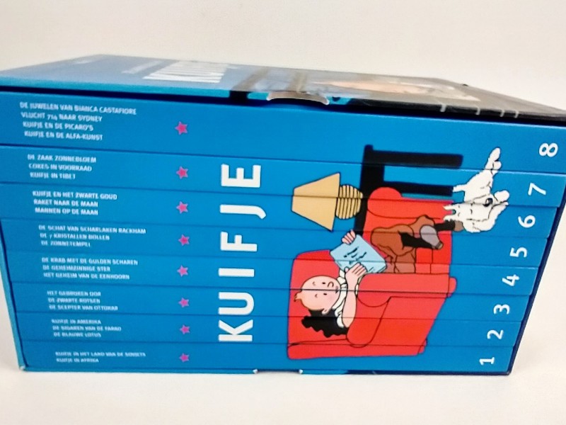 Kuifje: complete box met 8 albums 2008