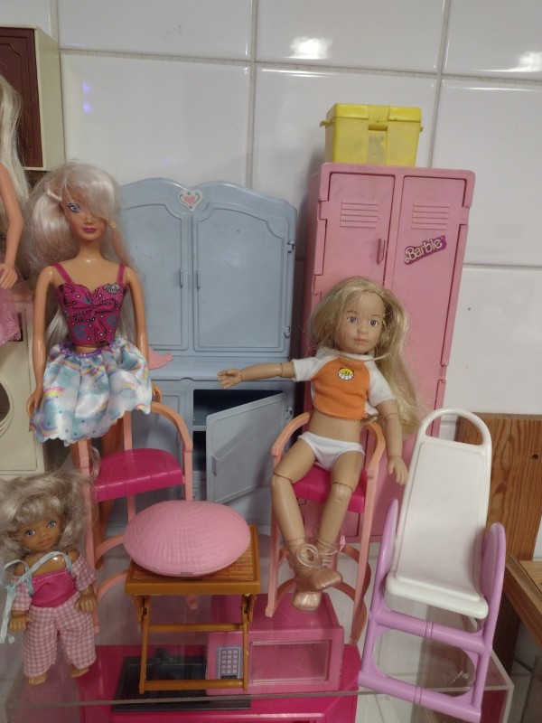 Lot vintage Barbie en vrienden