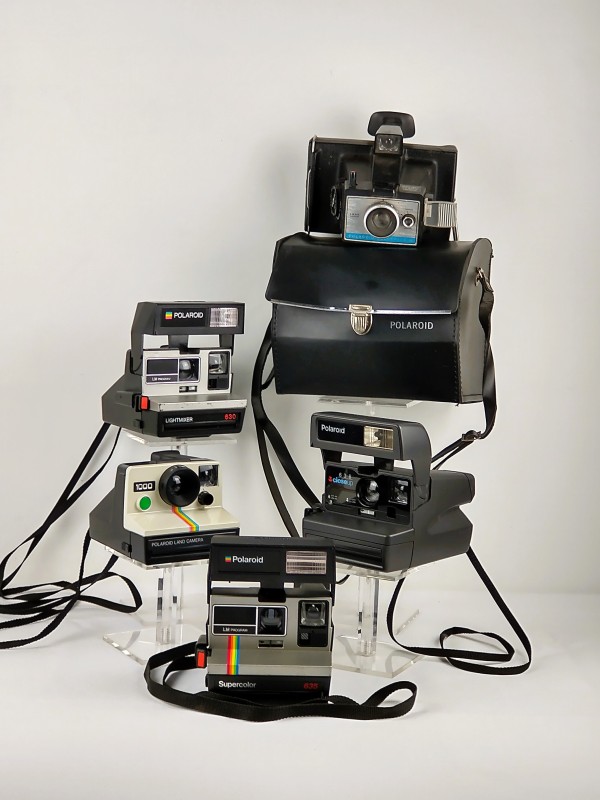 5 delige set Polaroid camera's