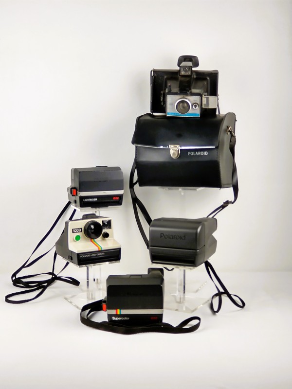 5 delige set Polaroid camera's