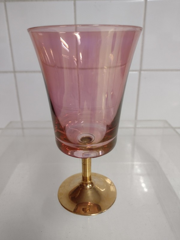 Vintage Harlequin cocktail glazen