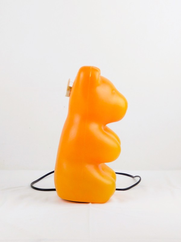 Oranje beer lamp