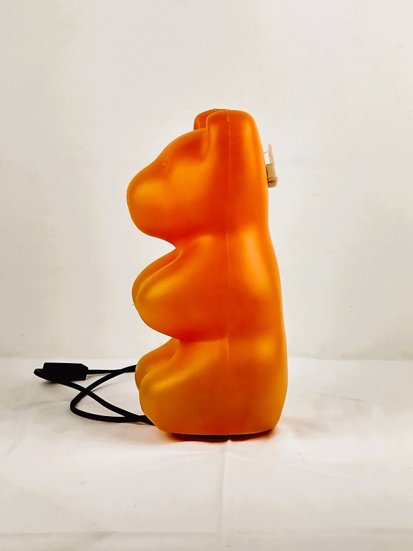 Oranje beer lamp