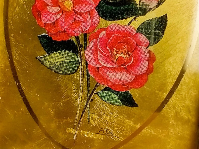 Setje artistieke chromolithografie in kader