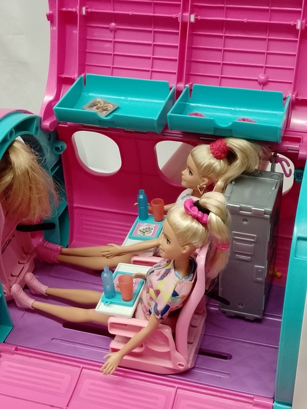 Barbie droomvliegtuig Mattel & Barbiepoppen