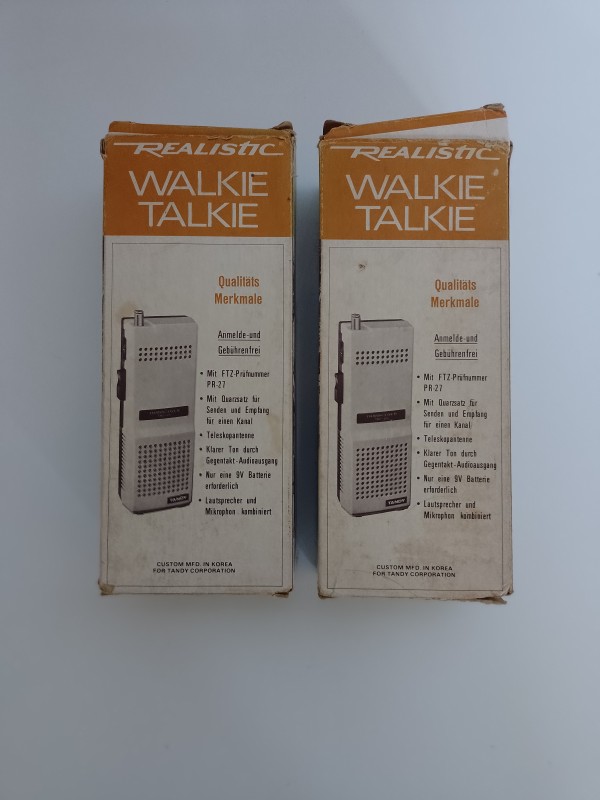 Realistic Walkie Talkies