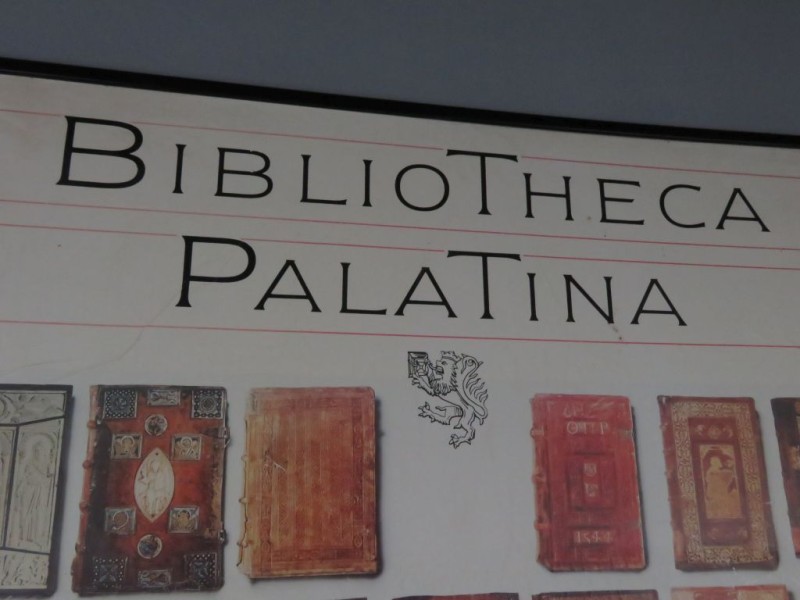 Kunstkader "Biblioteca Palatina" groot