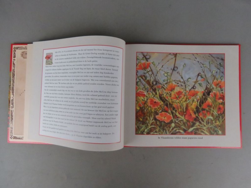 Hardcover "In Flanders Fields" wereldoorlog I 1999