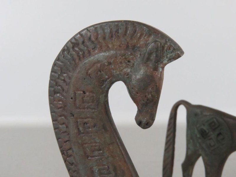 Etruscans bronzen paarden