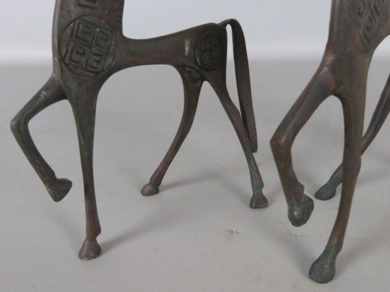 Etruscans bronzen paarden