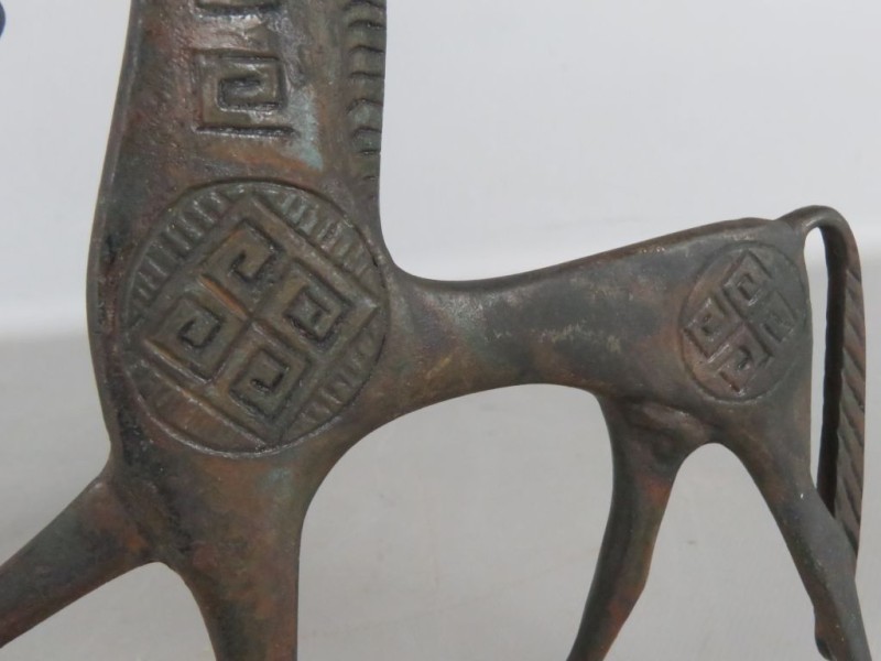 Etruscans bronzen paarden