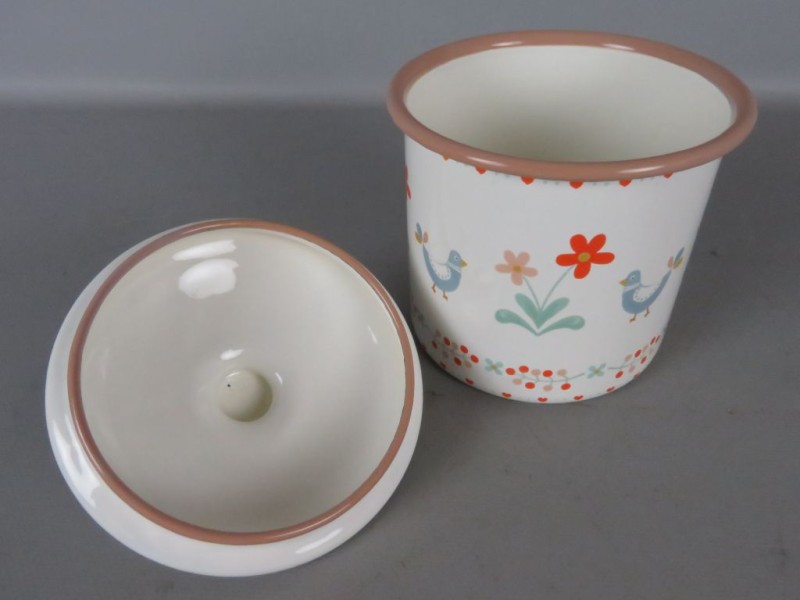 Emaille servies set