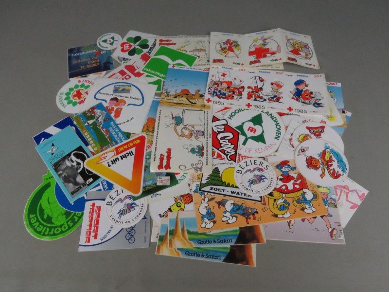 Set reclame stickers