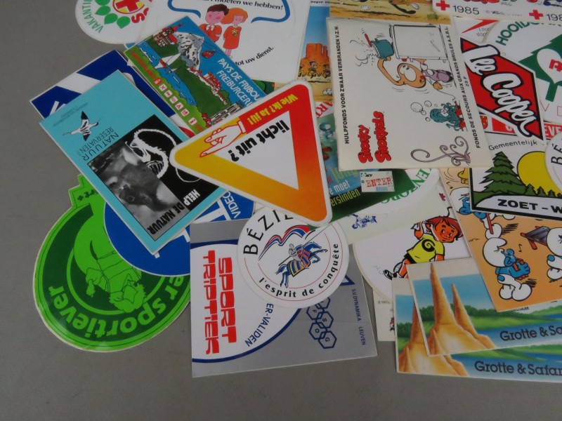 Set reclame stickers