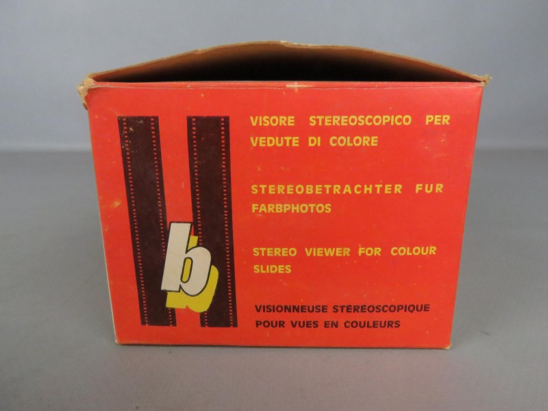 Vintage Viewmaster + 6 kaarten - Stéréofilms Bruguiére Junior.