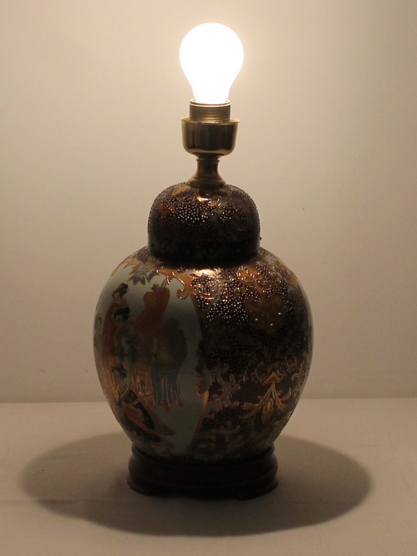 Vintage Chinese porseleinen lamp