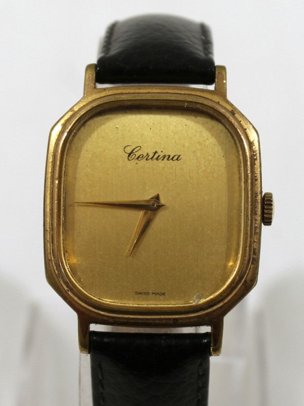 Vergulde Certina Horloge