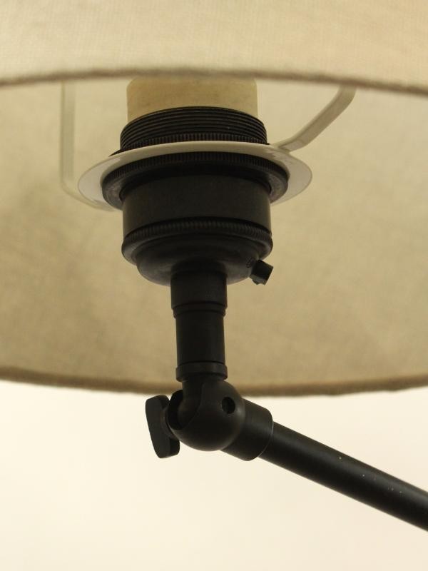 Hoge  staanlamp met flexibele arm