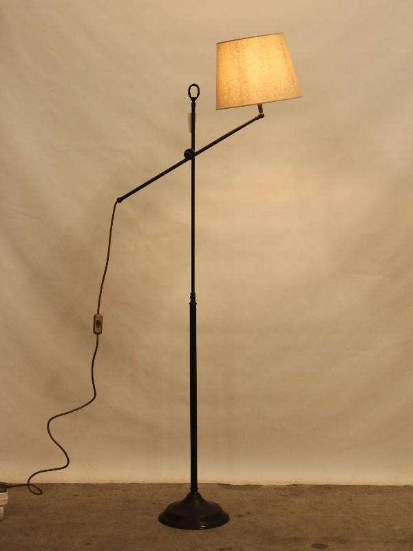 Hoge  staanlamp met flexibele arm