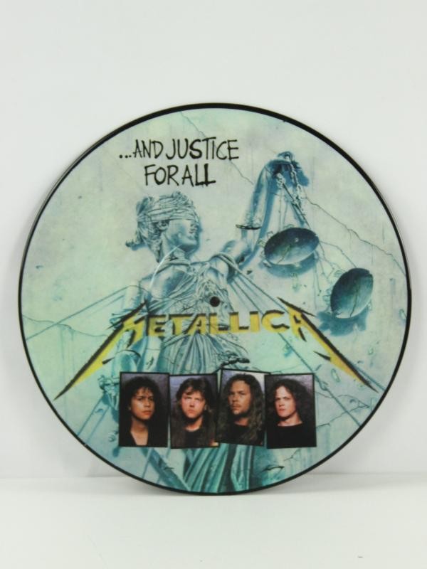 3 losse Metallica Picture Vinyl platen