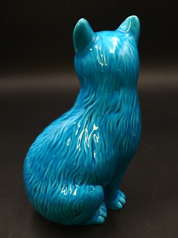 Chinese Turquoise keramische katten