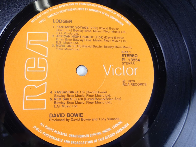 Lodger - David Bowie vinyl