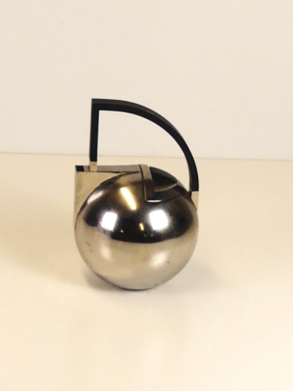 Stainless steel io theepot - Oliver Hemming