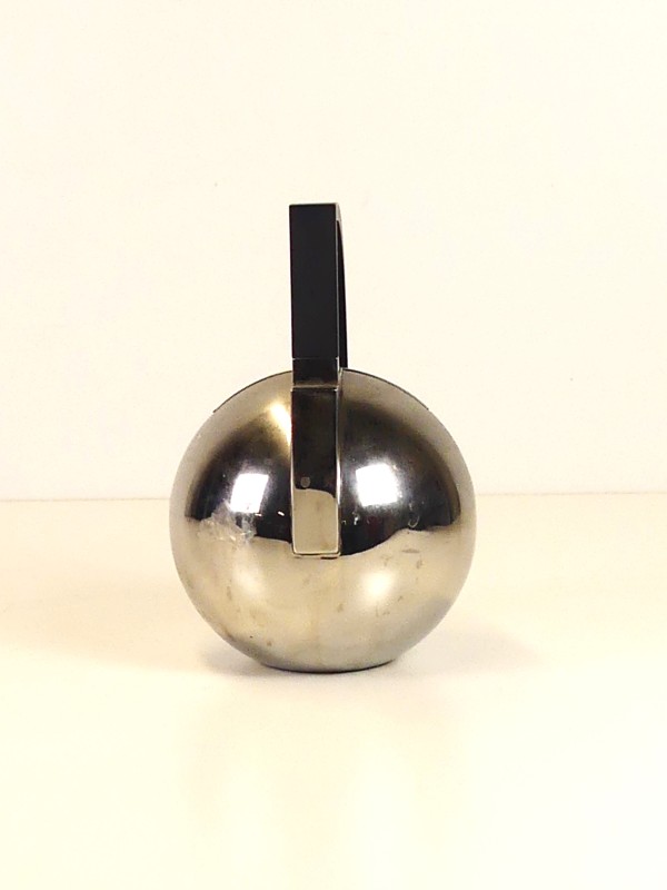 Stainless steel io theepot - Oliver Hemming