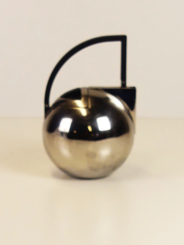 Stainless steel io theepot - Oliver Hemming