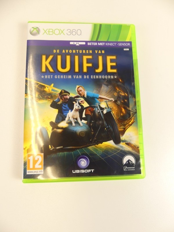 Lot Kuifje strip + game + figuurtjes