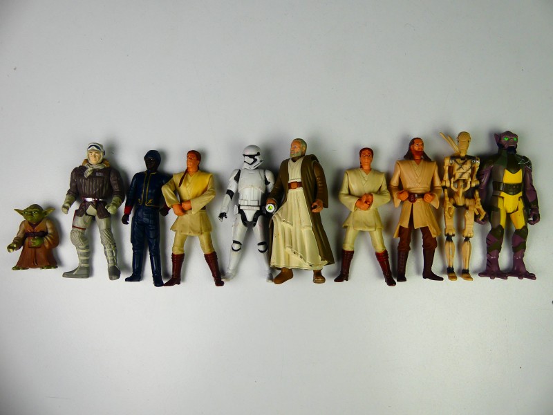 Lot Star Wars voertuigen en figuren