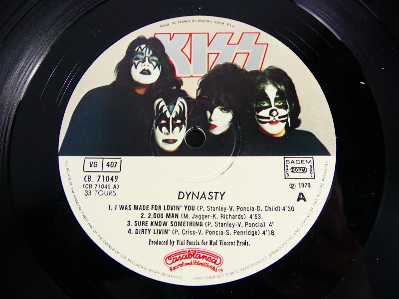 Kiss - Dynasty vinyl