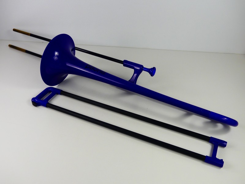 Pbone trombone donkerblauw + opbergtas