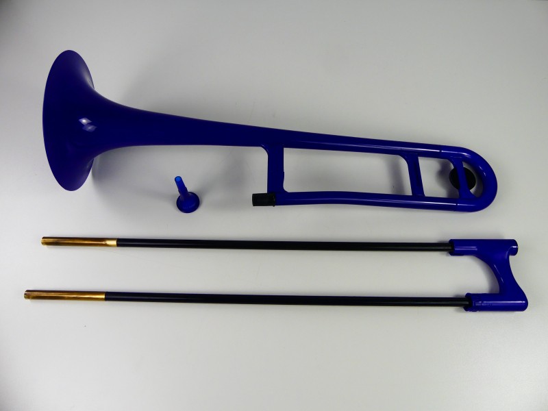 Pbone trombone donkerblauw + opbergtas