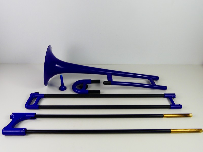 Pbone trombone donkerblauw + opbergtas