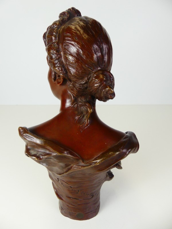 Bronzen buste Georges van der Straeten