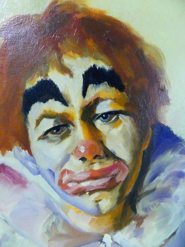 schilderij op doek - clown - H. Pollaerts