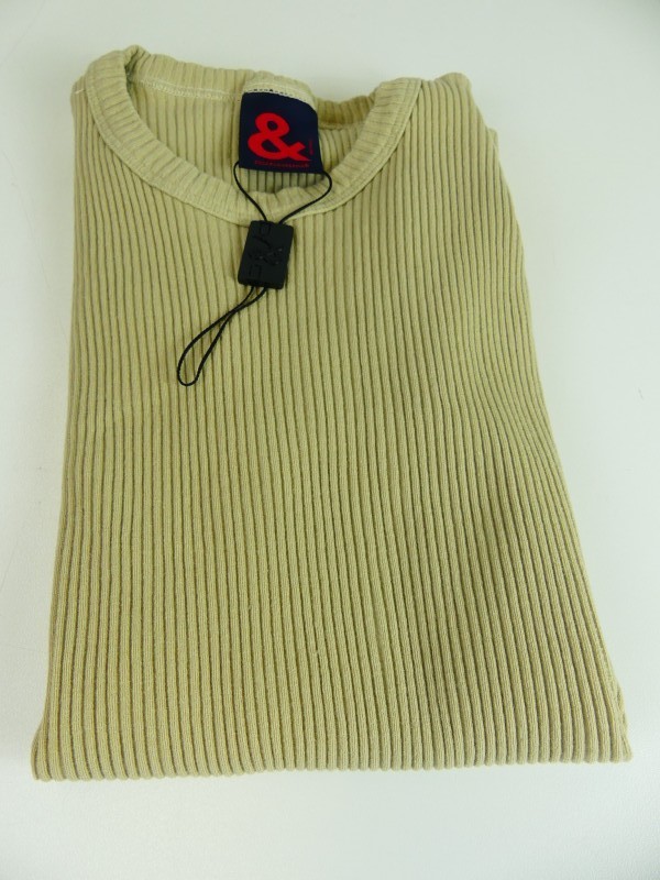 Ribbed Shirt camel gemerkt Dolce& Gabbane - mt42