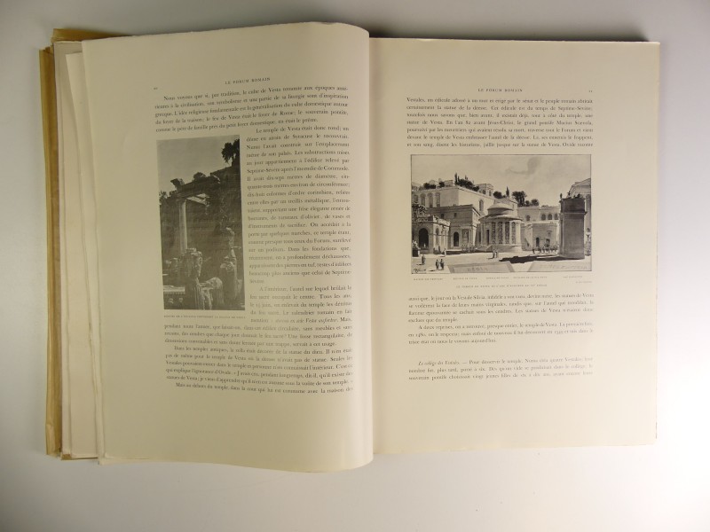 Antiek boek: Le Forum Romain et la Voie sacrée - 1905