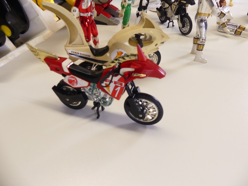 Origineel Power Rangers White Tigerzord + Red T-Rex Zord + Legacy Ninjazord +