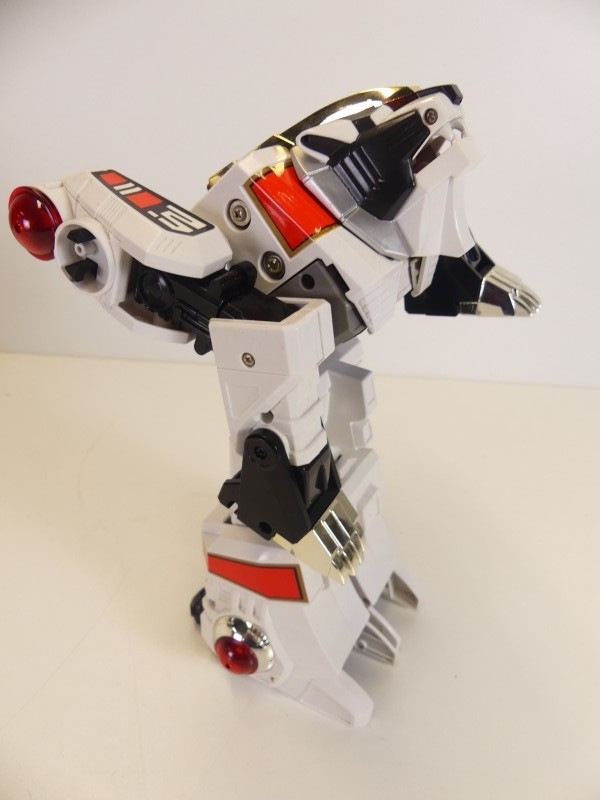 Origineel Power Rangers White Tigerzord + Red T-Rex Zord + Legacy Ninjazord +