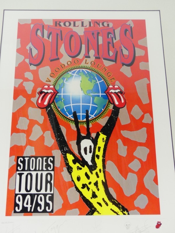 Rolling Stones Litho poster