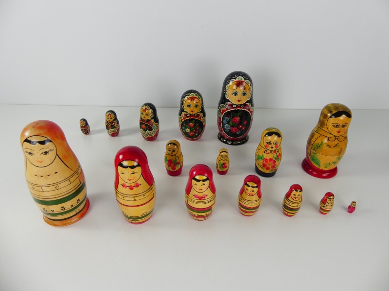 Vintage Lot Matroesjka's - 12 stuks