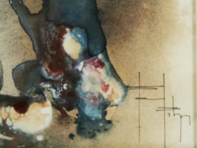 2 Aquarellen 'Emergence' - Pascal Pihen (°1961)