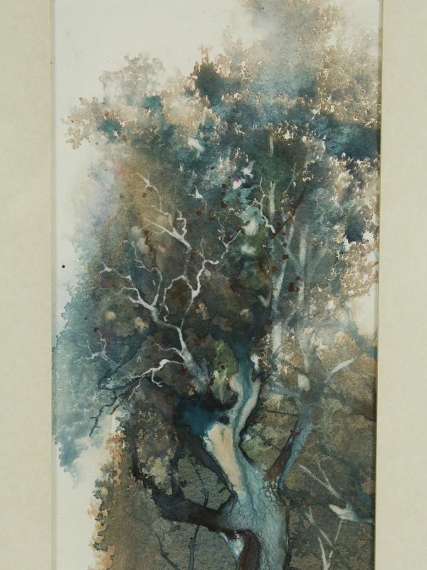 2 Aquarellen 'Emergence' - Pascal Pihen (°1961)